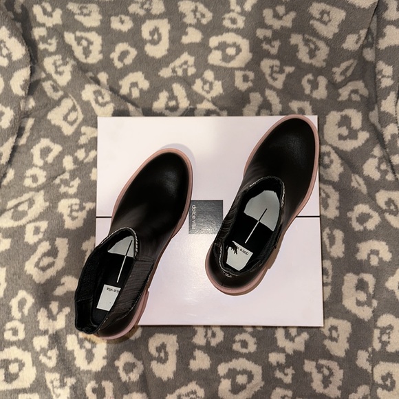 Dolce Vita Caster H2O Booties Leather New 💯 Waterproof - Picture 11 of 17